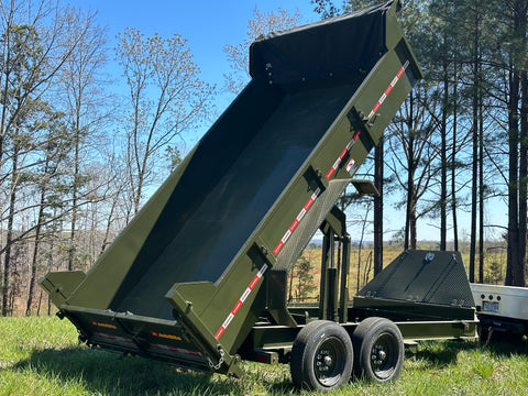 Dump Trailer, Industrial Duty, 17,000lb GVWR