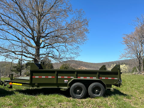 Dump Trailer, Industrial Duty, 17,000lb GVWR