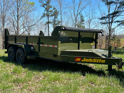 Dump Trailer, Industrial Duty, 17,000lb GVWR