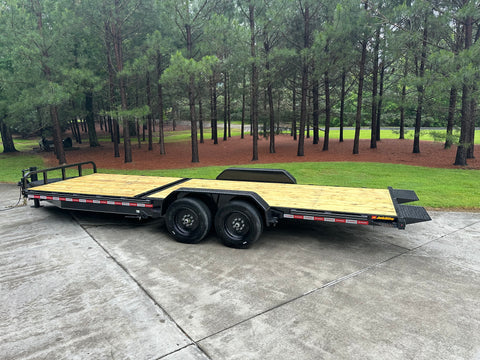 Half Tilt Trailer, Industrial Duty 17,000lb GVWR