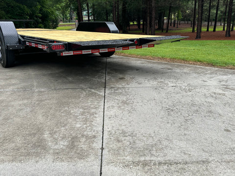 Half Tilt Trailer, Industrial Duty 17,000lb GVWR