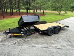 Side Dump, Tilt Deck Trailer Combination, 12,000lb GVWR