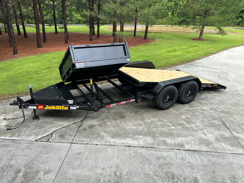 Side Dump, Tilt Deck Trailer Combination, 12,000lb GVWR