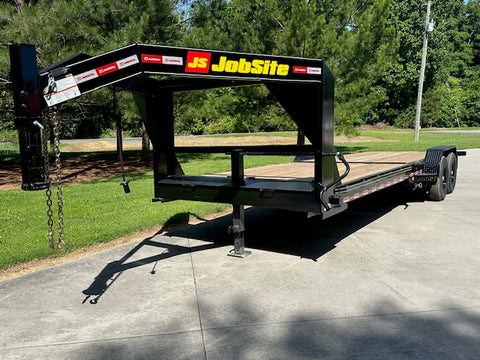 Gooseneck Half Tilt Trailer, Industrial duty, 15,900 GVWR