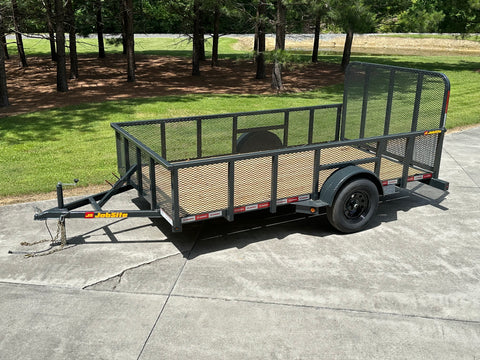 High Side Utility Gate Trailer, Industrial Duty 2990 GVWR