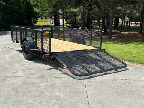 High Side Utility Gate Trailer, Industrial Duty 2990 GVWR