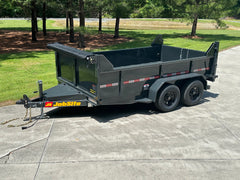 NC jobsite Dump trailer DI6 12000lb