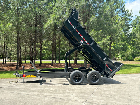 NC jobsite Dump trailer DI6 12000lb