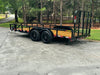 Image of NC jobsite landscape trailer 7000lb