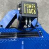 Dump Trailer hydraulic jack heavy duty Ford Blue by Jobsite trailers in Lexington NC