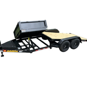 Dump trailer tilt trailer combo side dump trailer removable sides_3