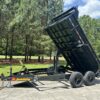 Dump Trailer raised bed 416 hoist by Jobsite trailers in Lexington NC