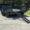 Dump Trailer by Jobsite trailers in Lexington NC Slide out ramps