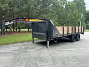 Dump Trailer with removable sides to convert to flat deck trailer in Lexington North Carolina