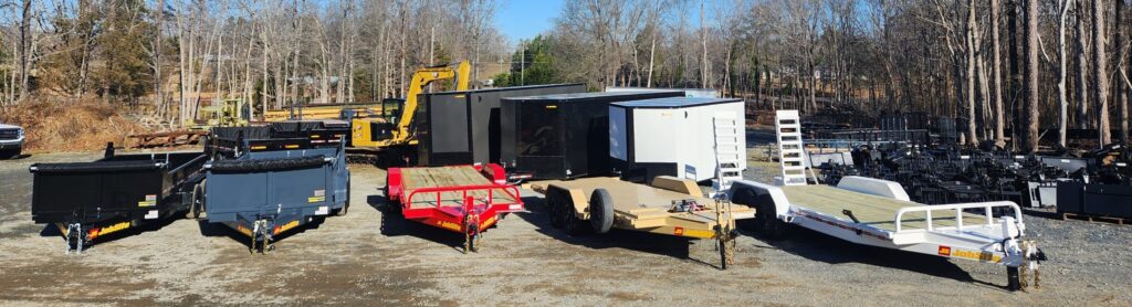 Jobsite Trailers Line Up Of Trailers
